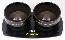 Zunow 3D wide angle lens adapter
